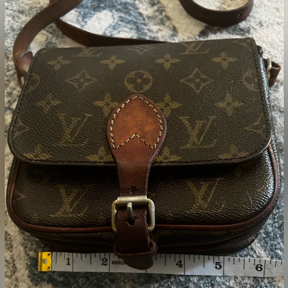 LOUIS VUITTON Vintage 1988 Monogram Canvas Cartouchiere PM Bag RARE 🔥 - Picture 3 of 7